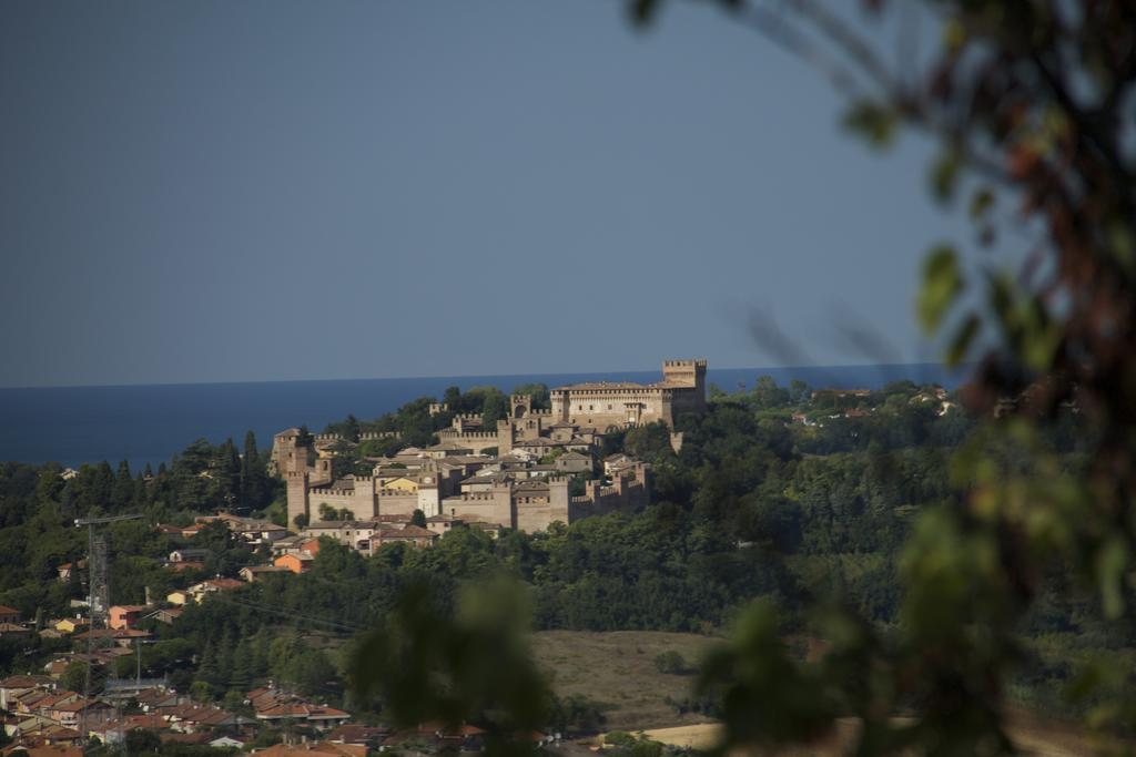 Villa Cubo Con Vista à Gradara Chambre photo